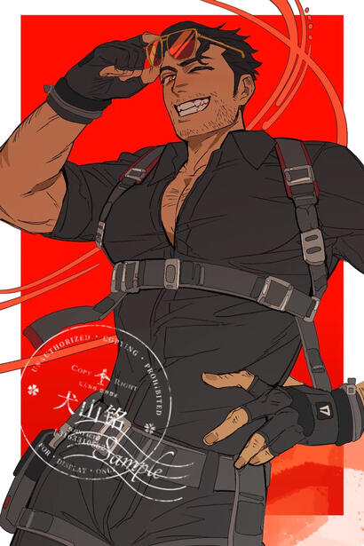 Art by Eerik by Inuyama_art on Bluesky/X