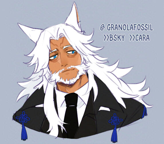 Art by GranolaFossil on Bluesky