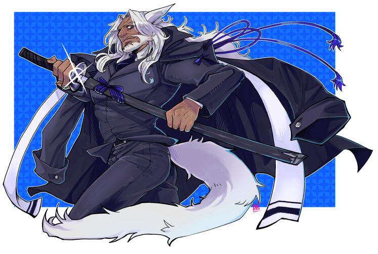 Art by feathernotes on Bluesky